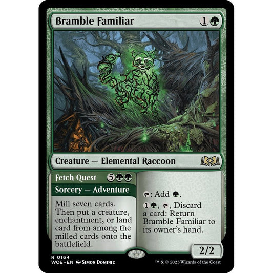 Image for Bramble Familiar (164) (WOE) - Magic: The Gathering