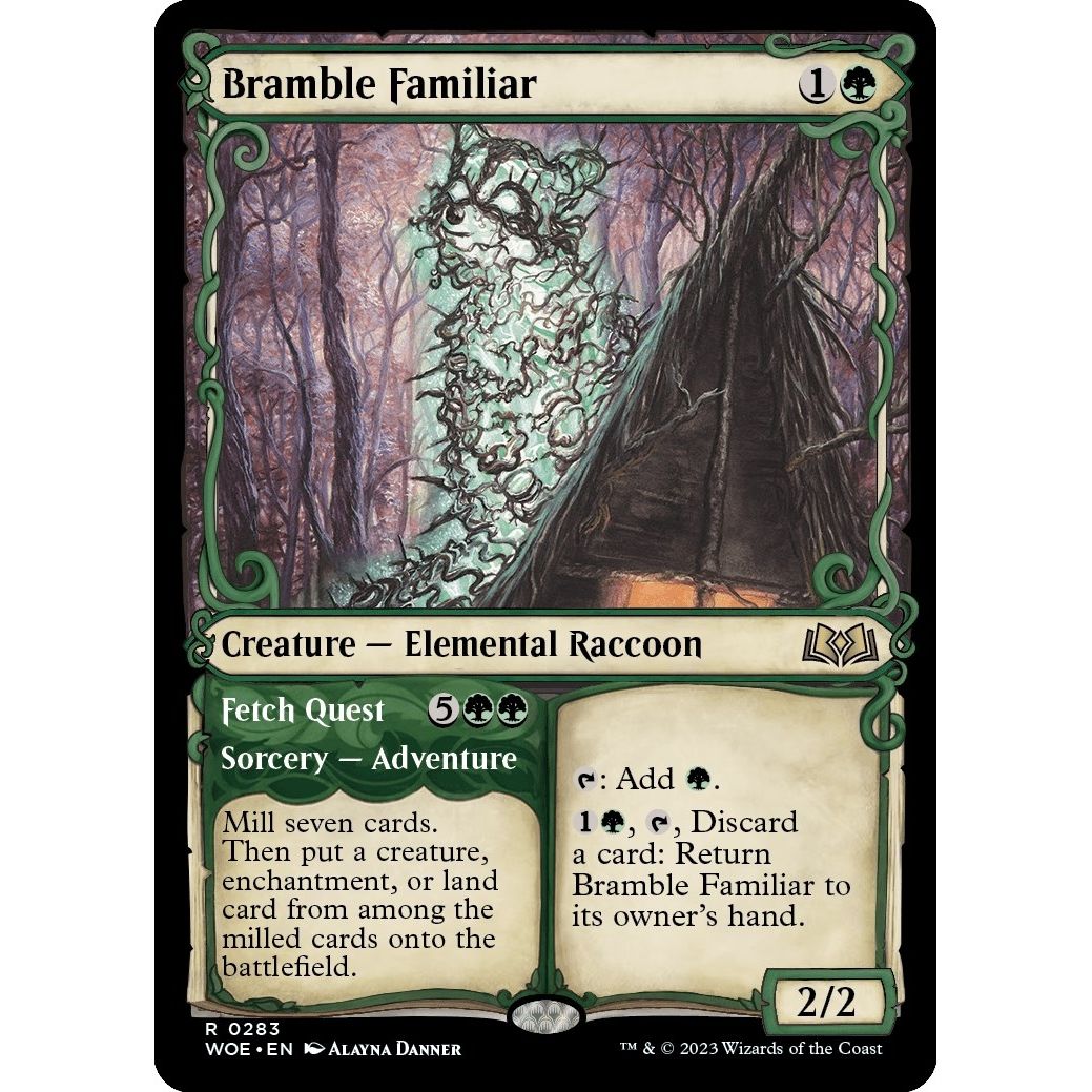 Image for Bramble Familiar (Showcase) (283) (WOE) - Magic: The Gathering