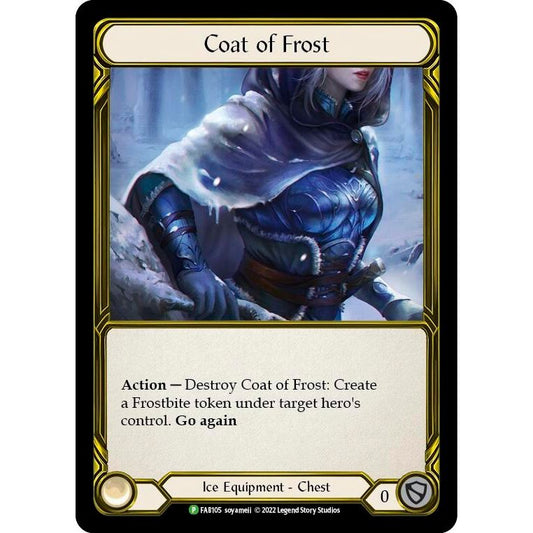 Image for Coat of Frost (Golden) - FAB105 (FAB105) (PR) - Flesh and Blood TCG
