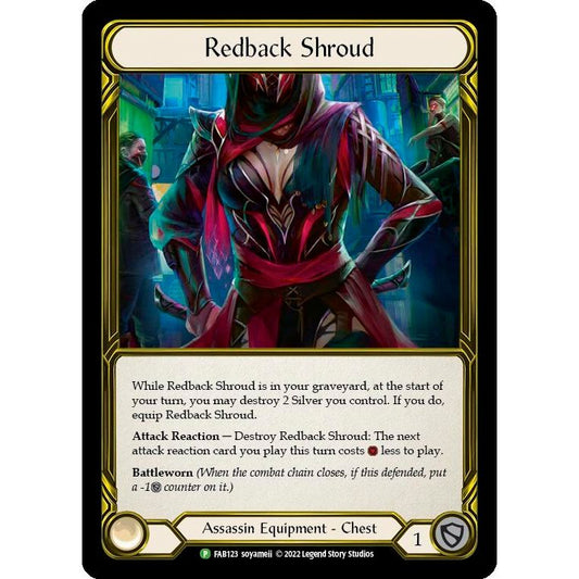 Image for Redback Shroud (Golden) - FAB123 (FAB123) (PR) - Flesh and Blood TCG