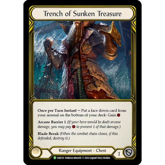 Image for Trench of Sunken Treasure (Golden) - FAB125 (FAB125) (PR) - Flesh and Blood TCG