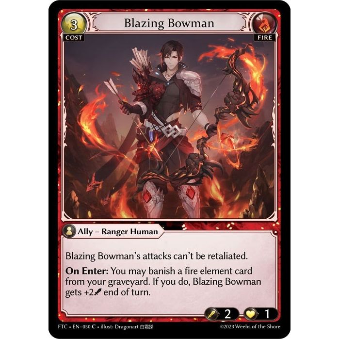 Image for Blazing Bowman (050) (FTC) - Grand Archive TCG