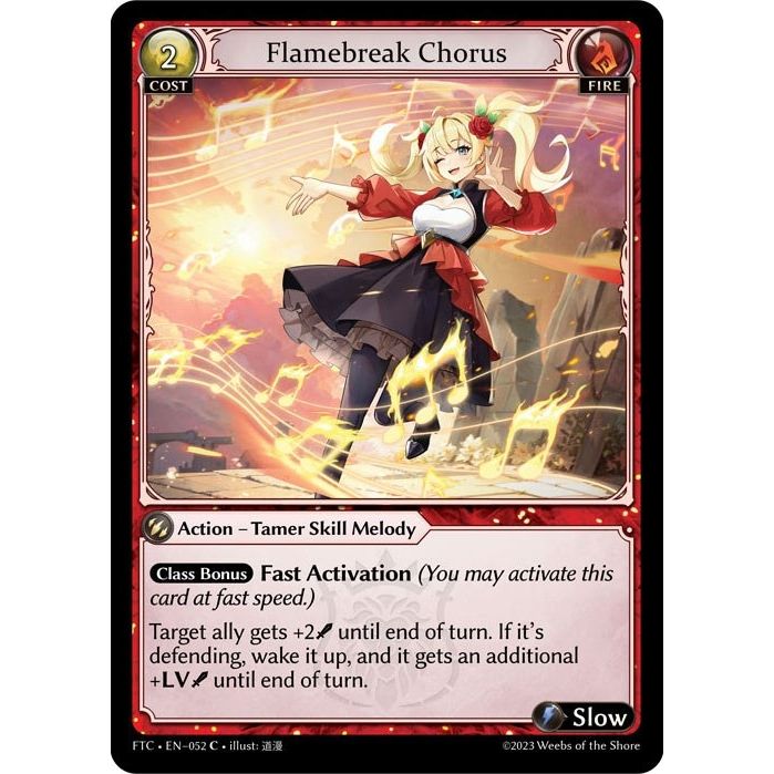 Image for Flamebreak Chorus (052) (FTC) - Grand Archive TCG