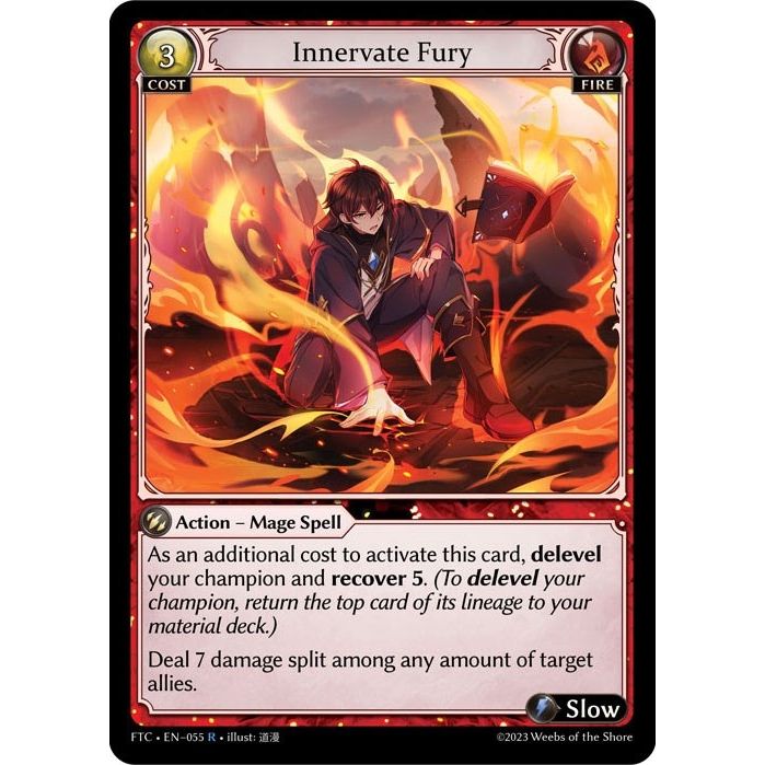 Image for Innervate Fury (055) (FTC) - Grand Archive TCG