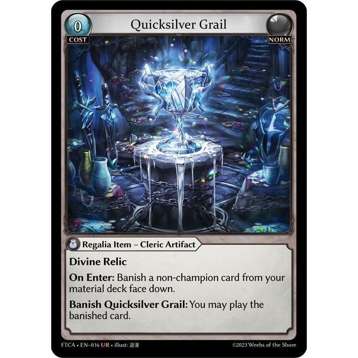 Image for Quicksilver Grail (016) (016) (FTC) - Grand Archive TCG