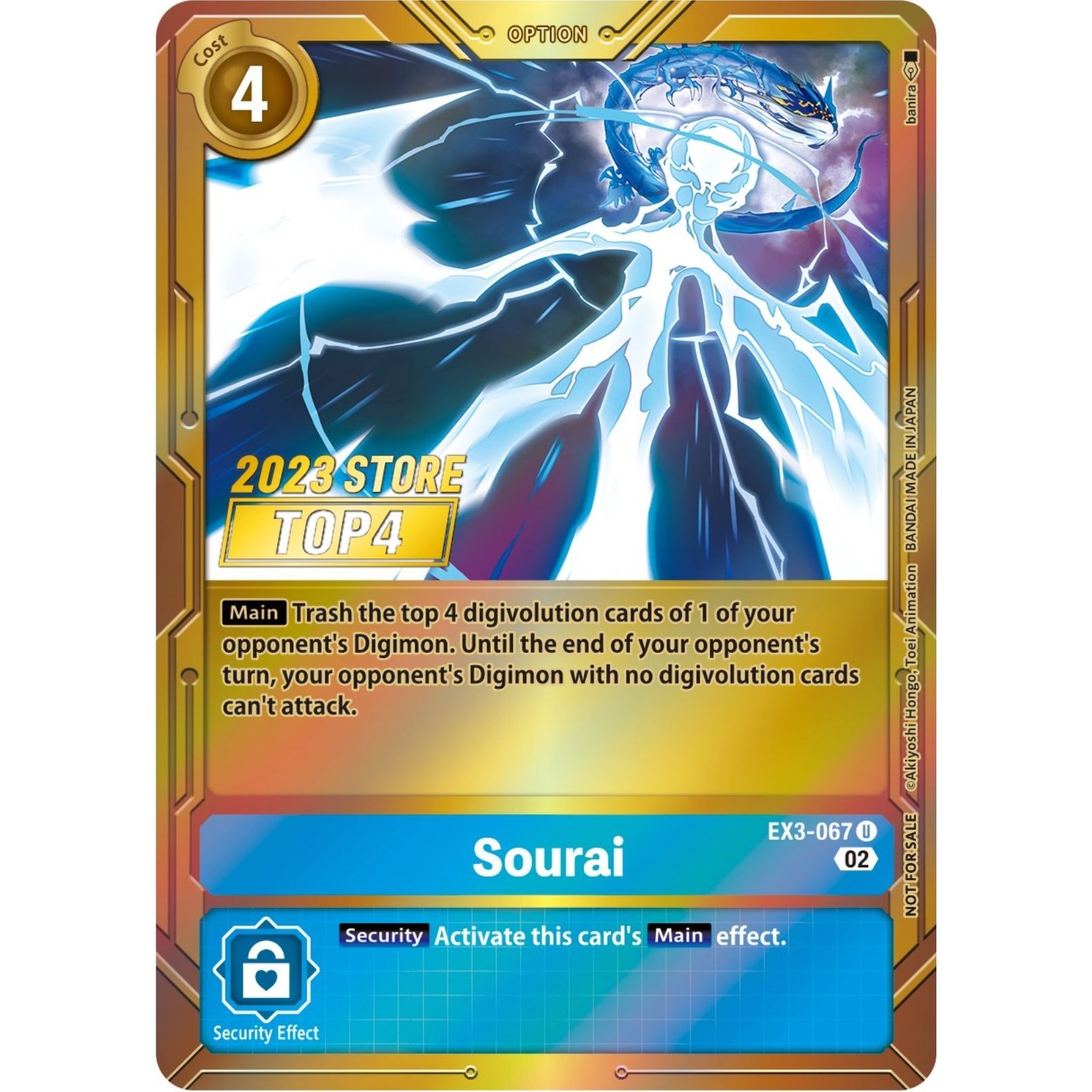 Image for Sourai (2023 Store Top 4) (EX3-067 U) (EX03) - Digimon Card Game