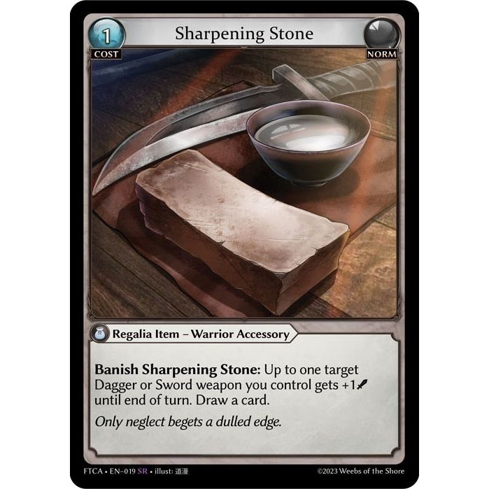 Image for Sharpening Stone (019) (FTC) - Grand Archive TCG