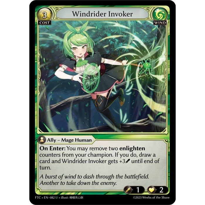 Image for Windrider Invoker (082) (FTC) - Grand Archive TCG