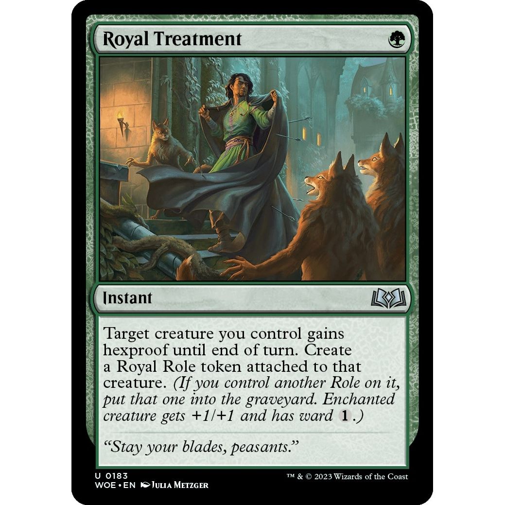 Image for Royal Treatment (183) (WOE) - Magic: The Gathering