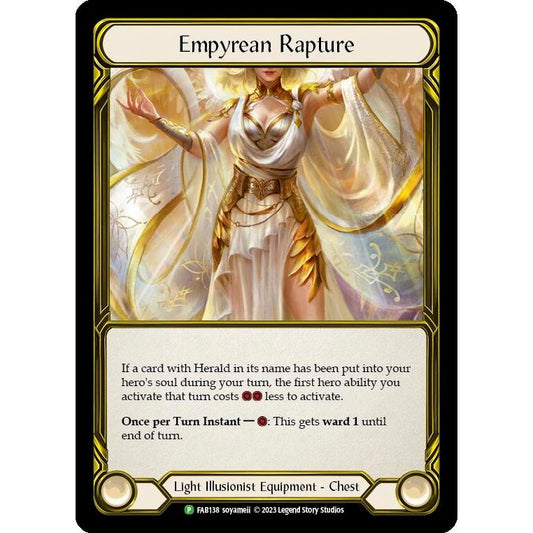Image for Empyrean Rapture (Golden) - FAB138 (FAB138) (PR) - Flesh and Blood TCG