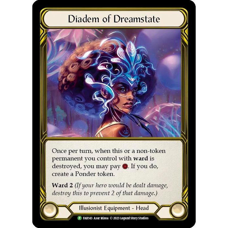 Image for Diadem of Dreamstate (Golden) - FAB143 (FAB143) (PR) - Flesh and Blood TCG