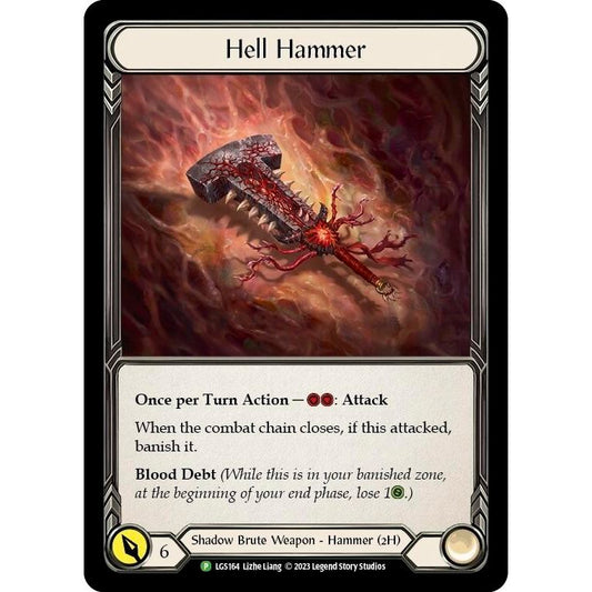 Image for Hell Hammer - LGS164 (LGS164) (PR) - Flesh and Blood TCG