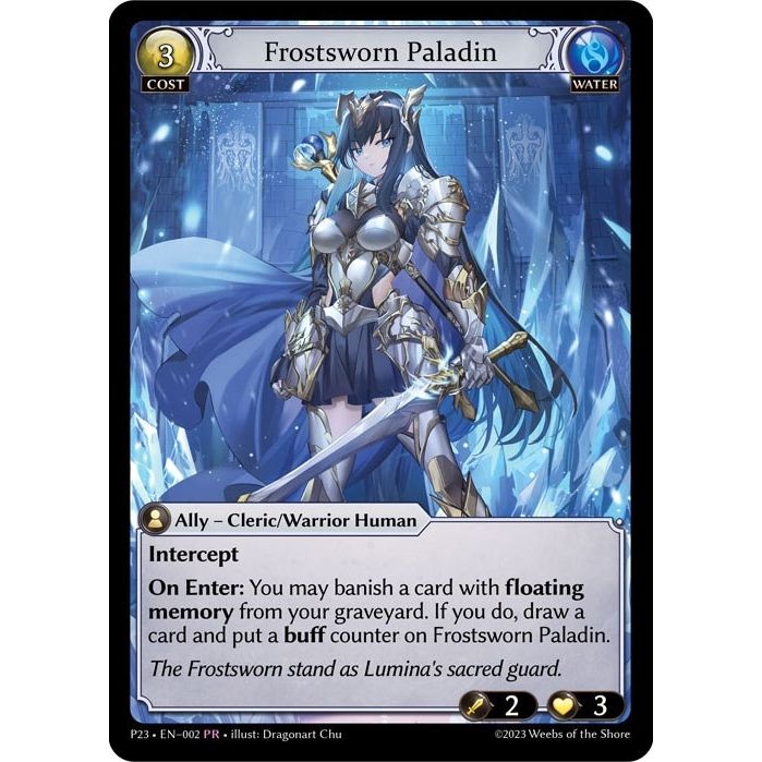Image for Frostsworn Paladin (002) (P) - Grand Archive TCG