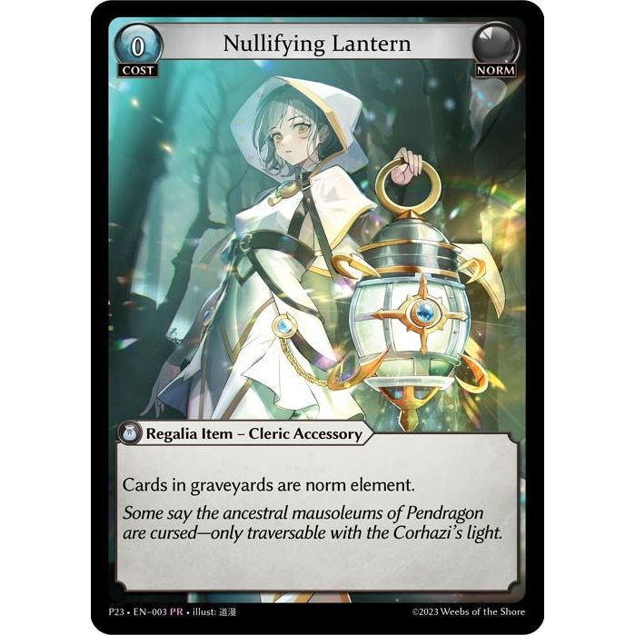 Image for Nullifying Lantern (003) (P) - Grand Archive TCG