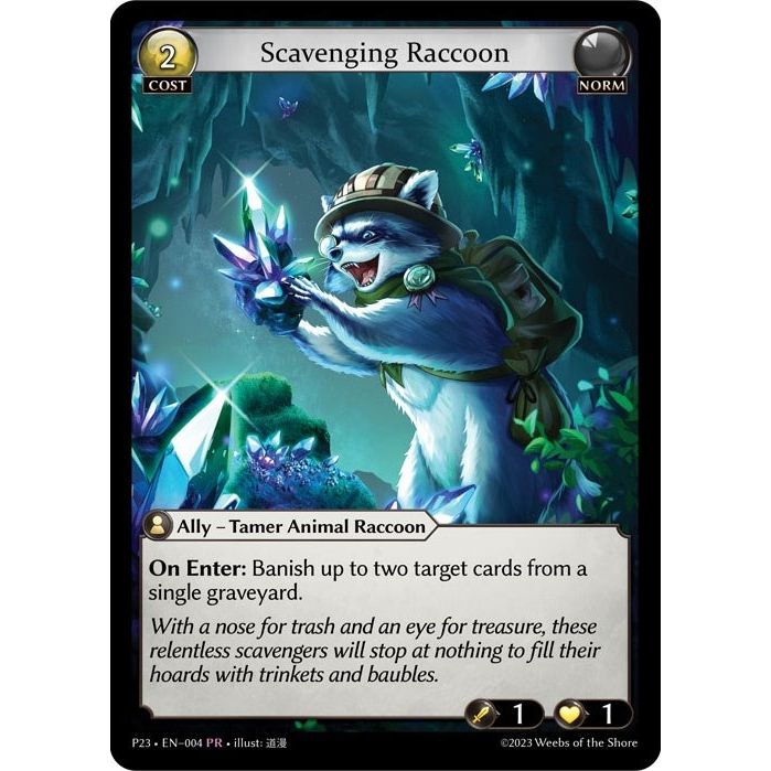 Image for Scavenging Raccoon (004) (P) - Grand Archive TCG