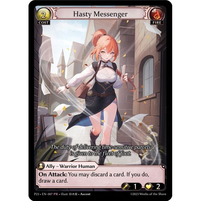 Image for Hasty Messenger (139) (P) - Grand Archive TCG