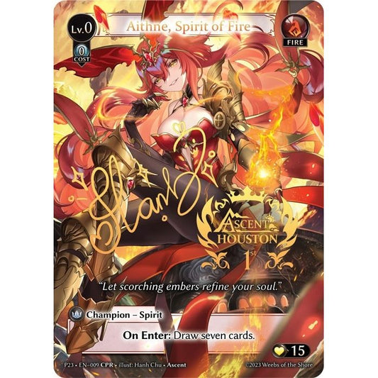 Image for Aithne, Spirit of Fire (CPR) (009) (P) - Grand Archive TCG