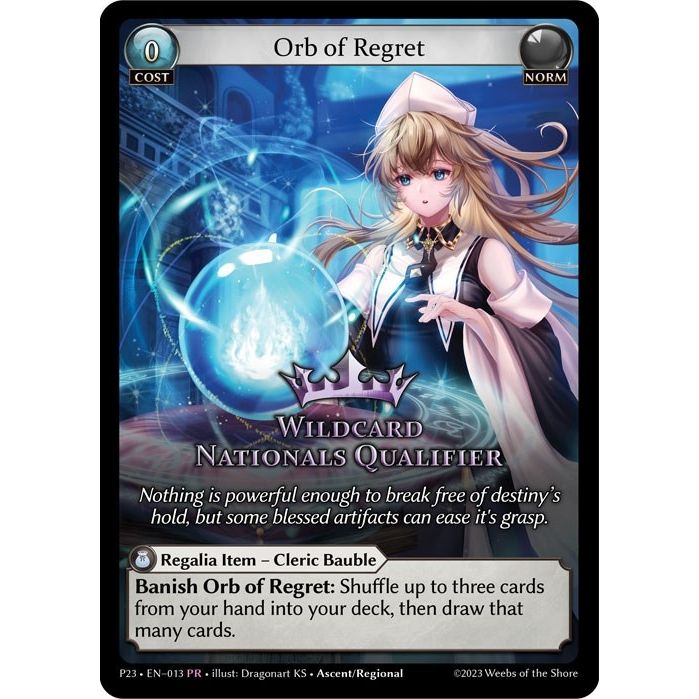 Image for Orb of Regret (013) (P) - Grand Archive TCG