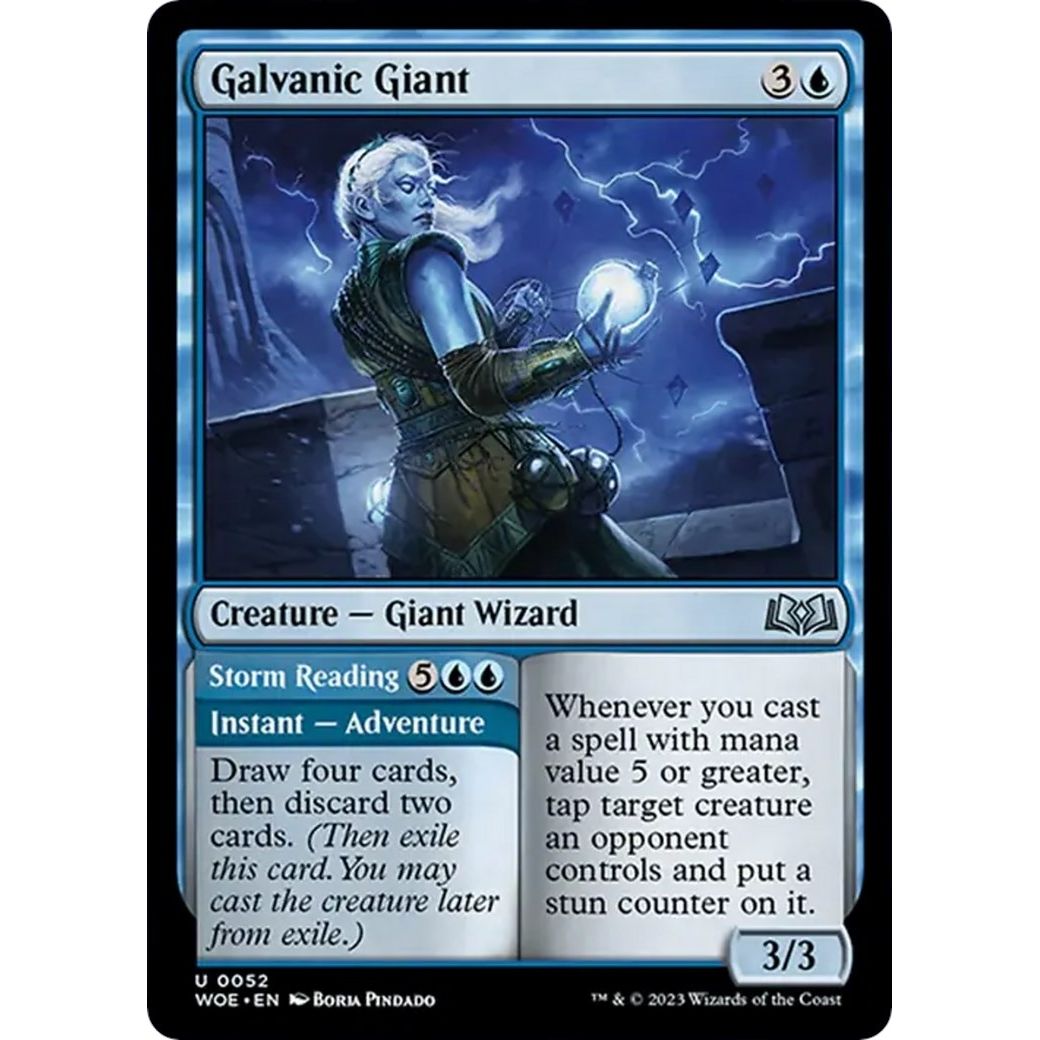 Image for Galvanic Giant (52) (WOE) - Magic: The Gathering