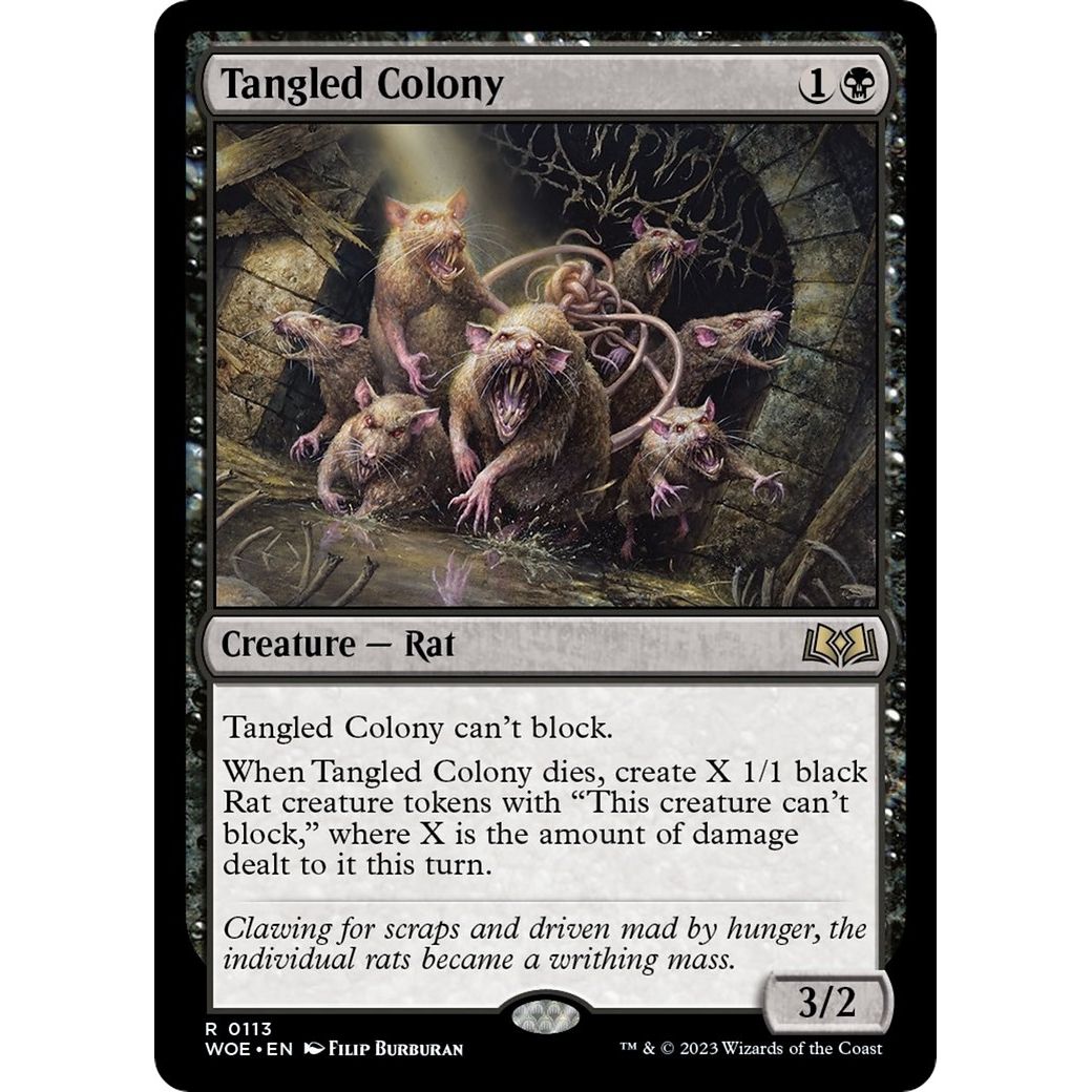Image for Tangled Colony (113) (WOE) - Magic: The Gathering