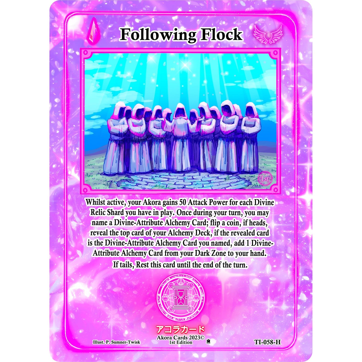 Image for Following Flock (Holo) (TI-058-H) (TI1E) - Akora TCG