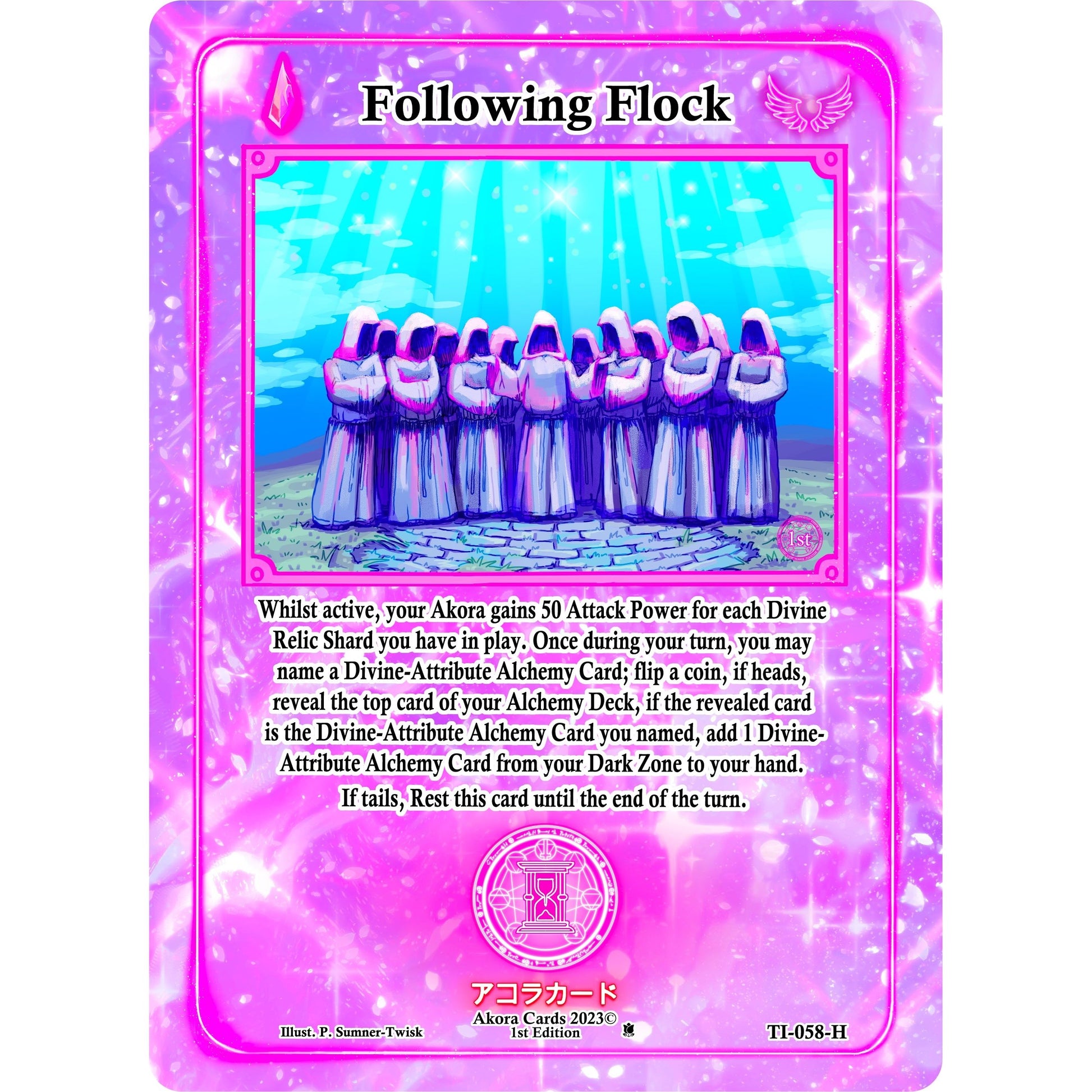 Image for Following Flock (Holo) (TI-058-H) (TI1E) - Akora TCG