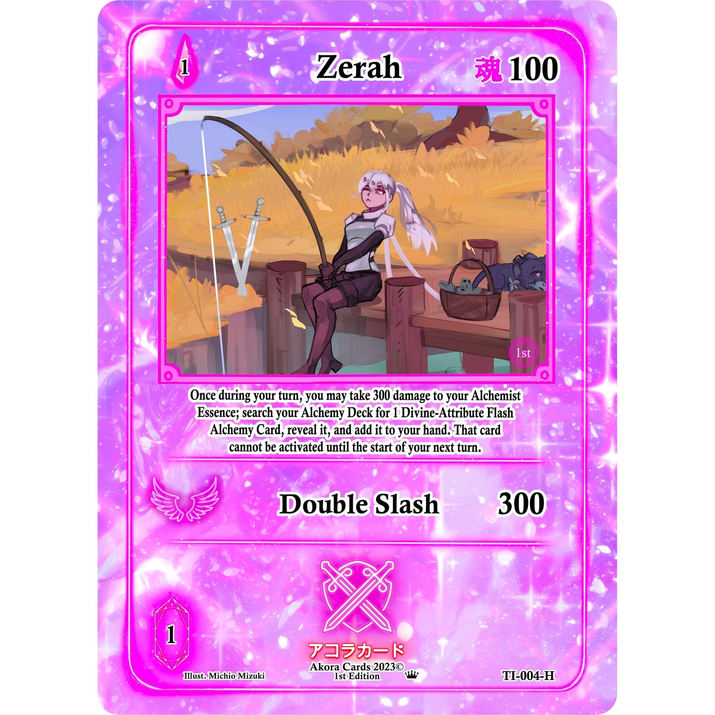 Image for Zerah (Holo) (TI-004-H) (TI1E) - Akora TCG
