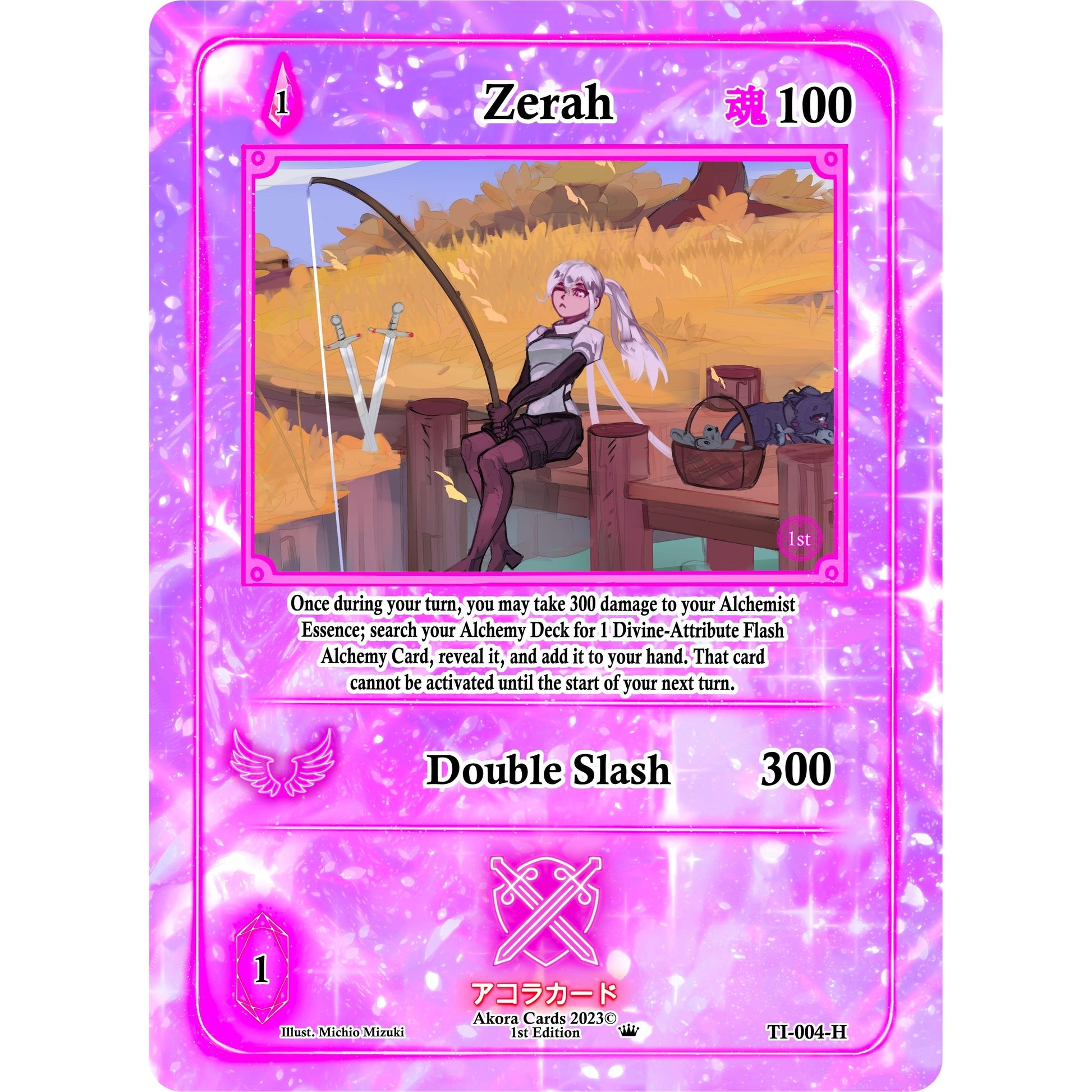 Image for Zerah (Holo) (TI-004-H) (TI1E) - Akora TCG
