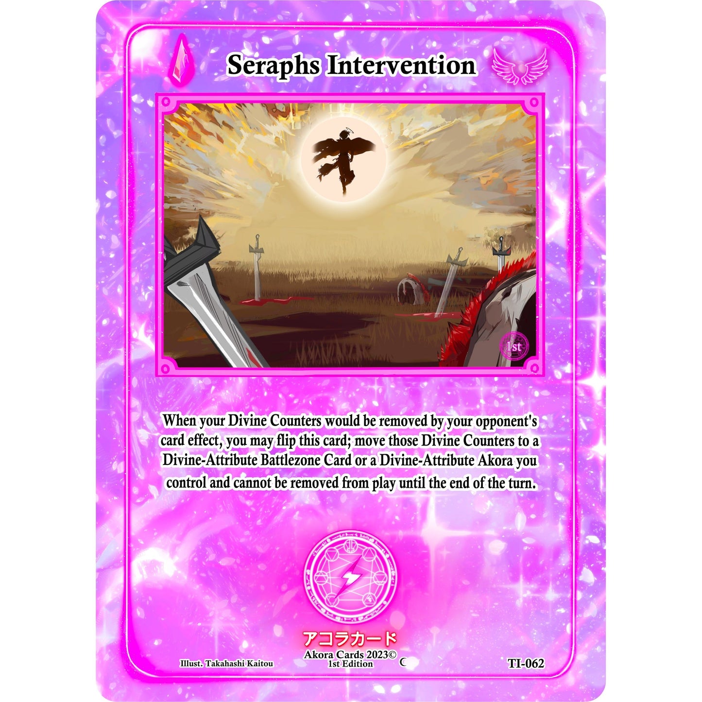 Image for Seraphs Intervention (TI-062) (TI1E) - Akora TCG