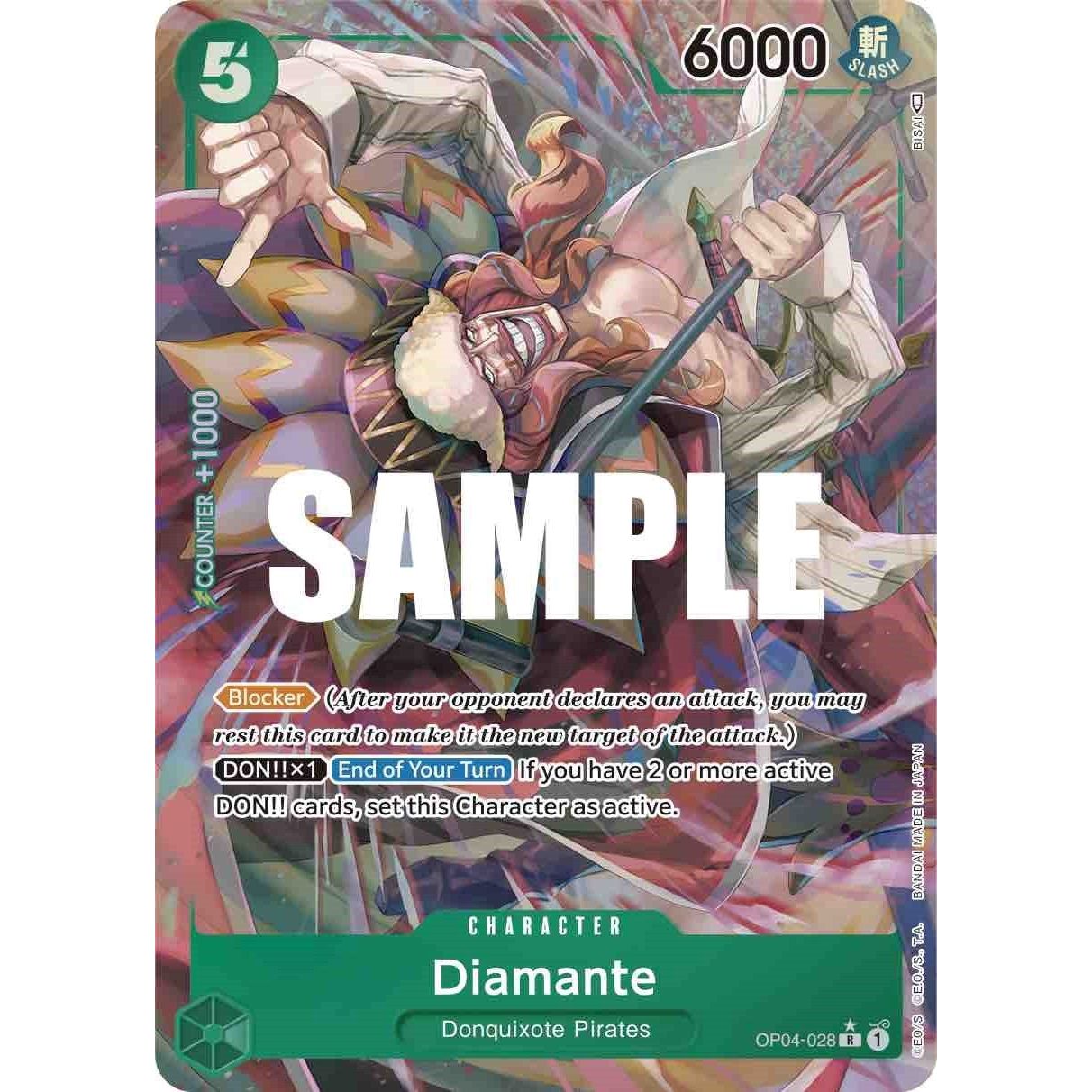 Image for Diamante (Alternate Art) (OP04-028) (OP04) - One Piece Card Game