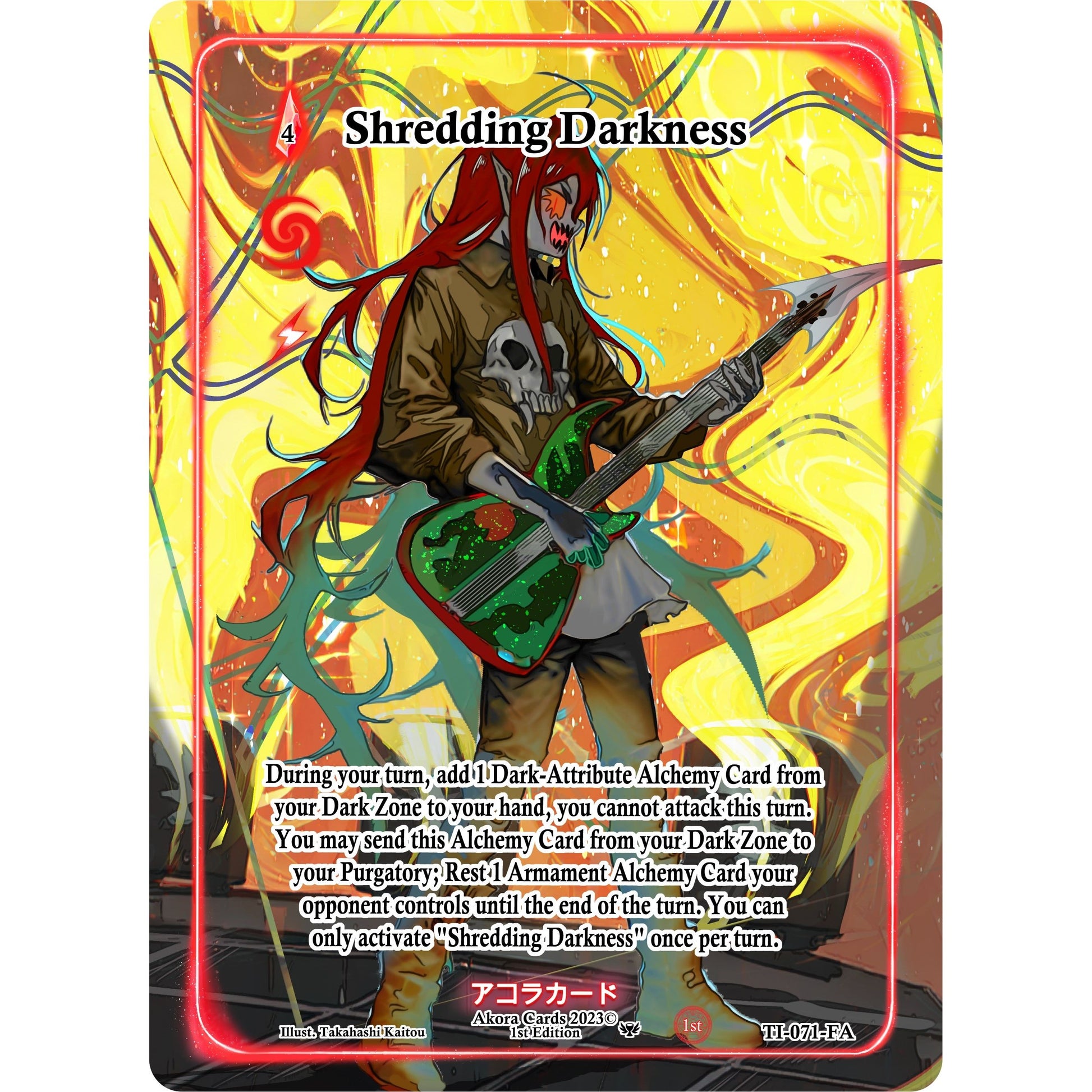 Image for Shredding Darkness (Full Art) (TI-071-FA) (TI1E) - Akora TCG