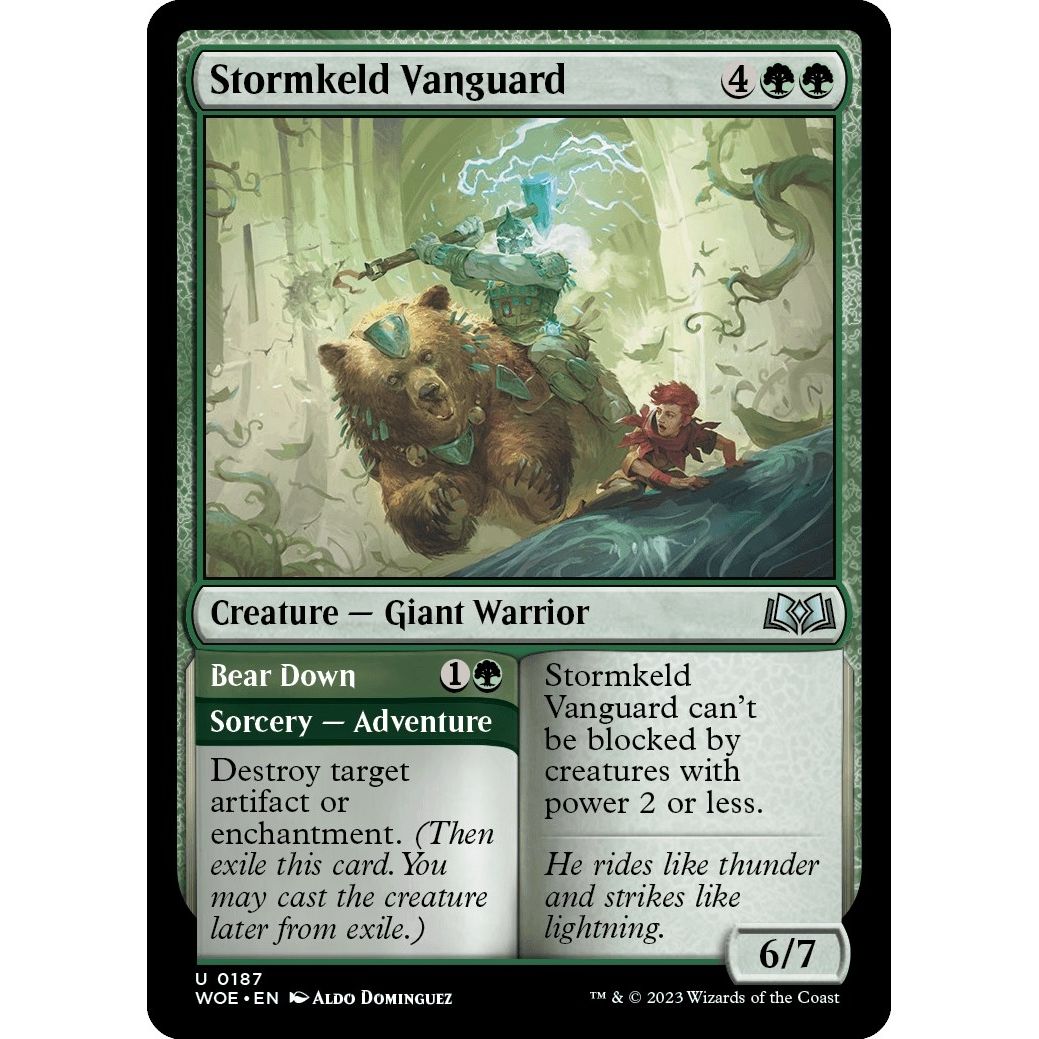 Image for Stormkeld Vanguard (187) (WOE) - Magic: The Gathering