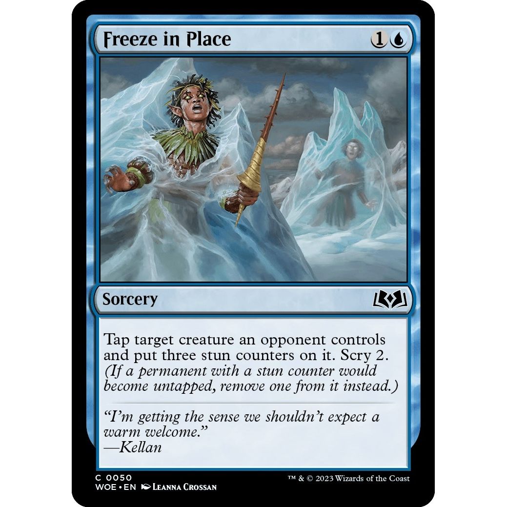 Image for Freeze in Place (50) (WOE) - Magic: The Gathering