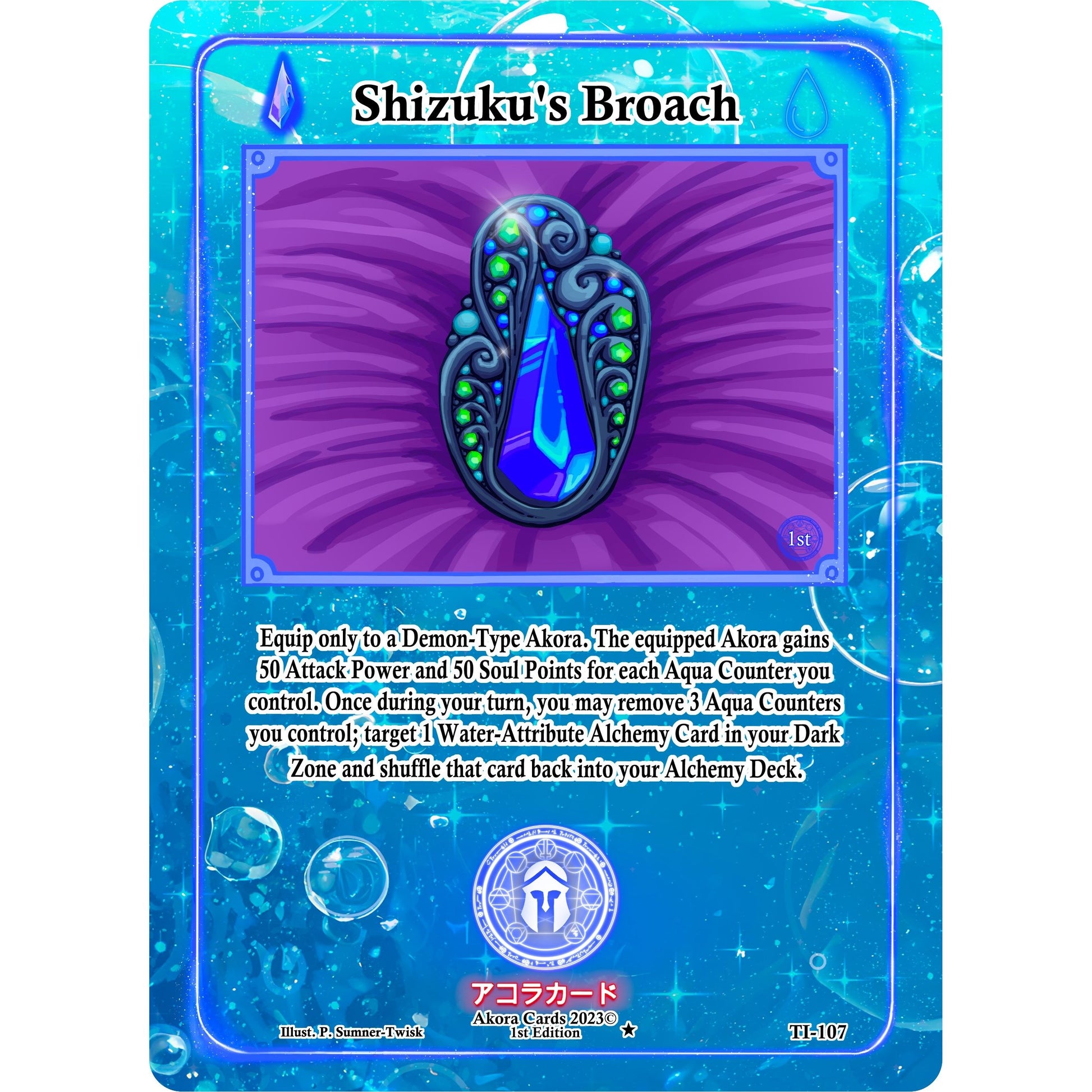 Image for Shizuku's Broach (TI-107) (TI1E) - Akora TCG