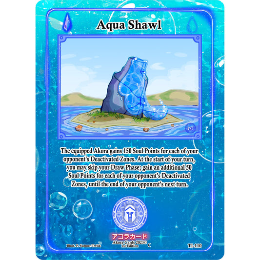 Image for Aqua Shawl (TI-110) (TI1E) - Akora TCG