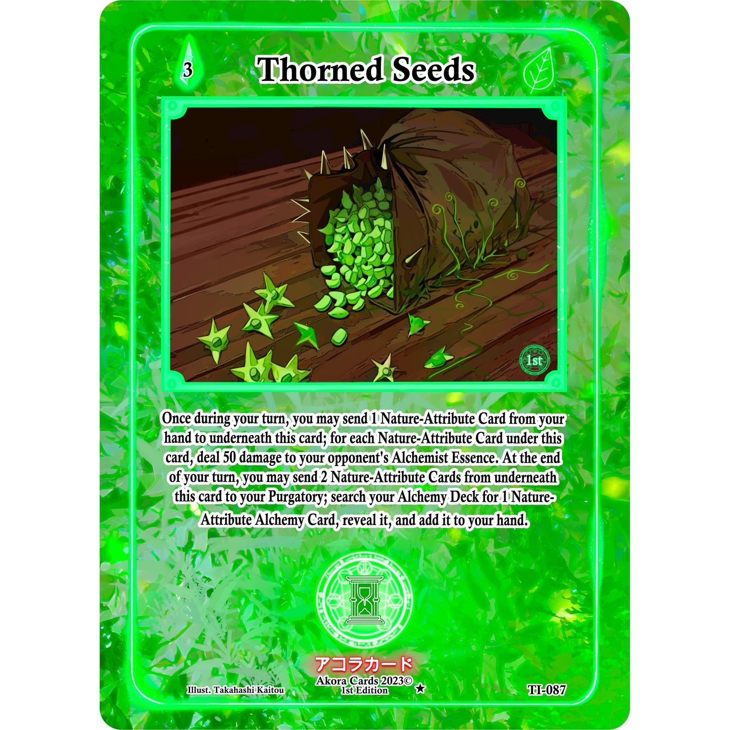 Image for Thorned Seeds (TI-087) (TI1E) - Akora TCG