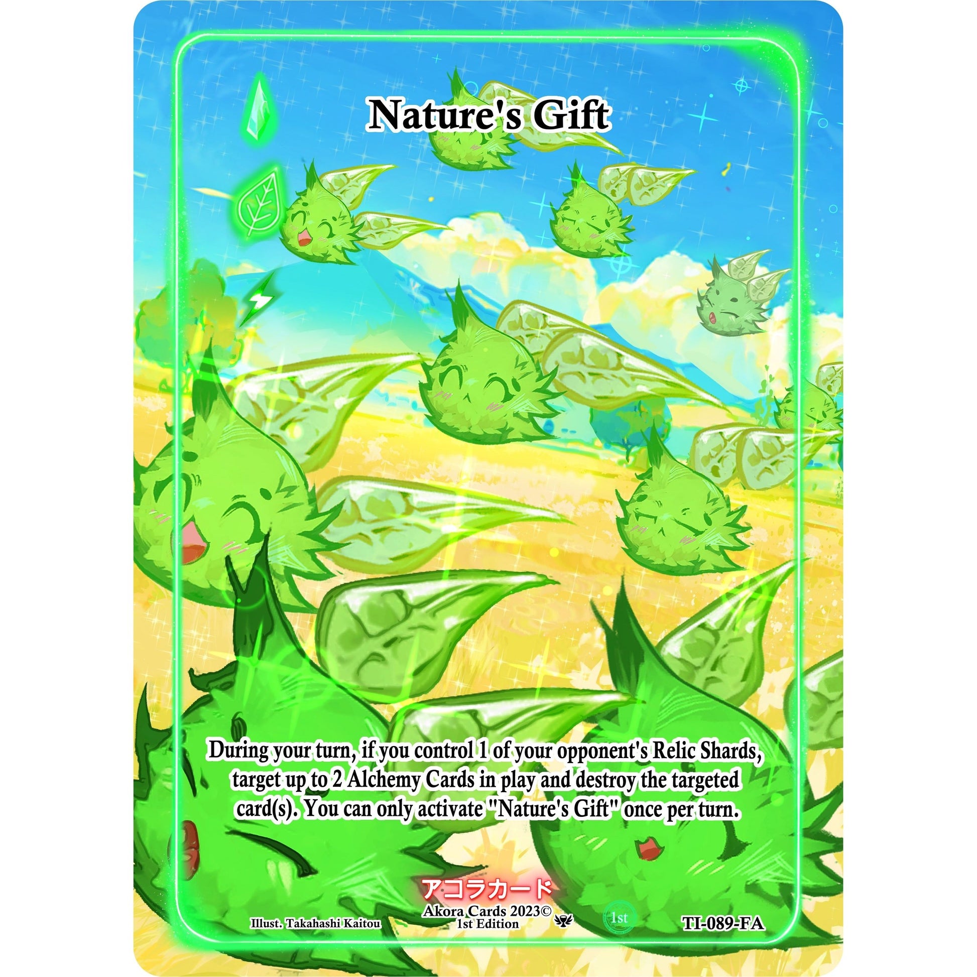 Image for Nature's Gift (Full Art) (TI-089-FA) (TI1E) - Akora TCG