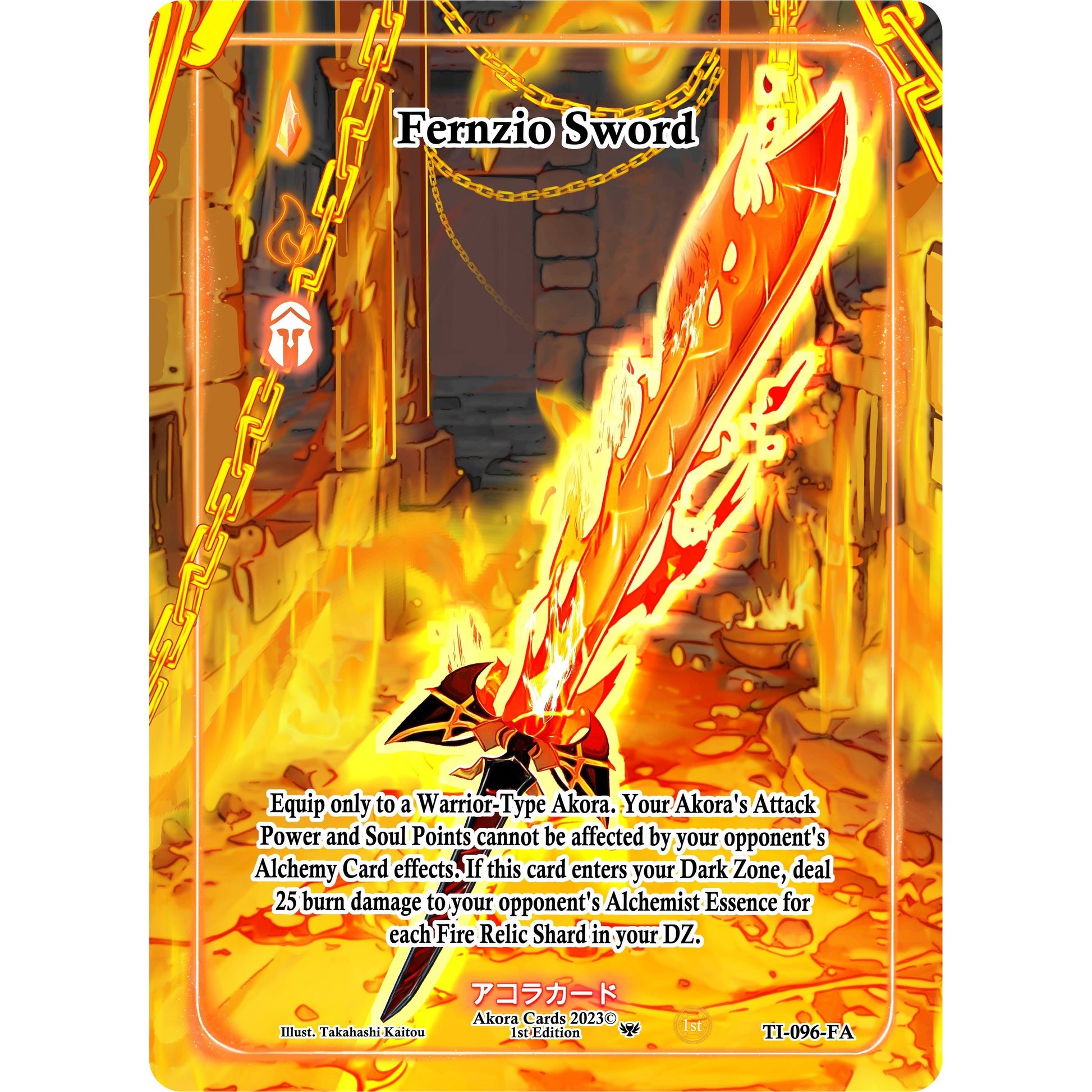 Image for Fernzio Sword (Full Art) (TI-096-FA) (TI1E) - Akora TCG