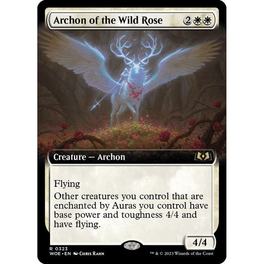 Image for Archon of the Wild Rose (Extended Art) (323) (WOE) - Magic: The Gathering