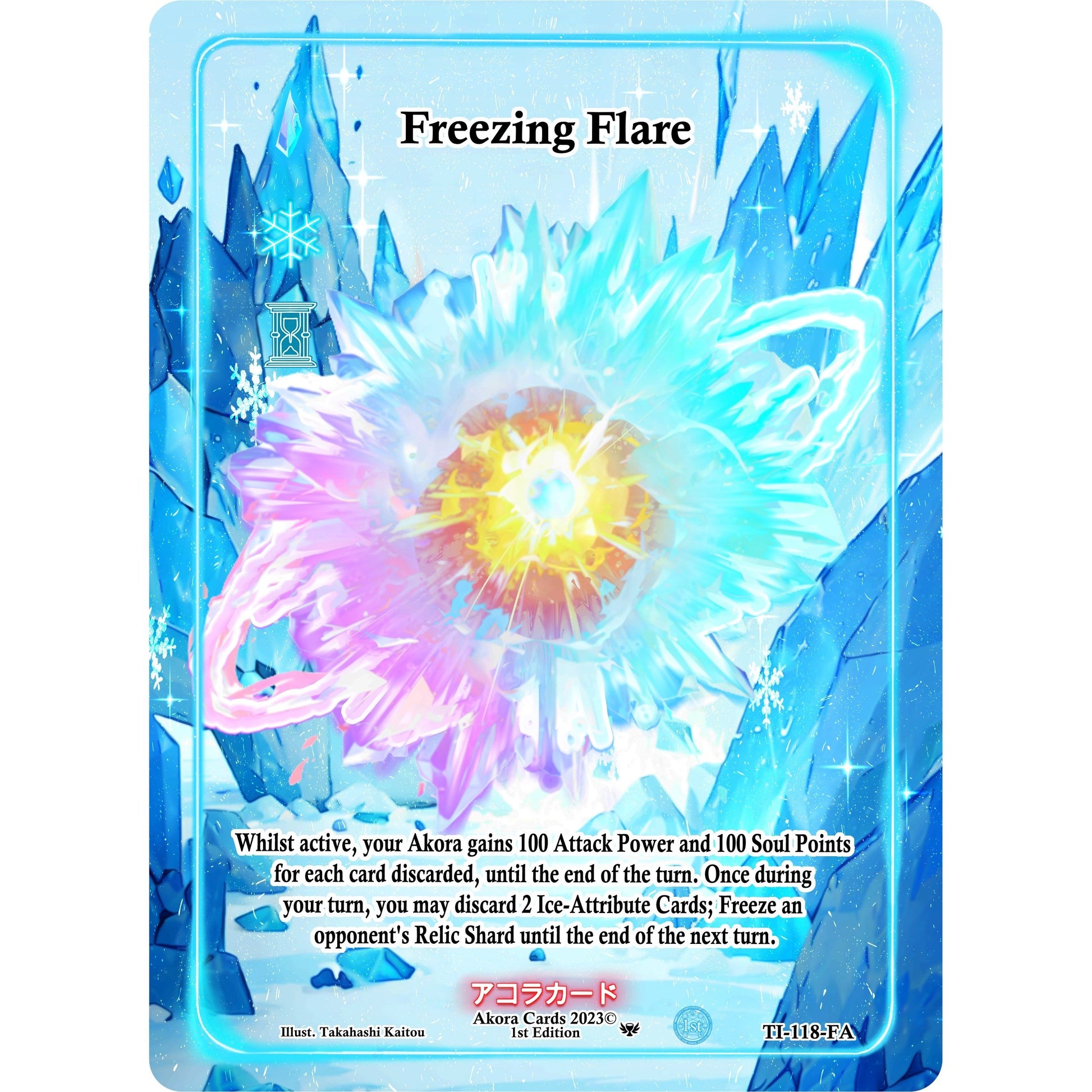 Image for Freezing Flare (Full Art) (TI-118-FA) (TI1E) - Akora TCG