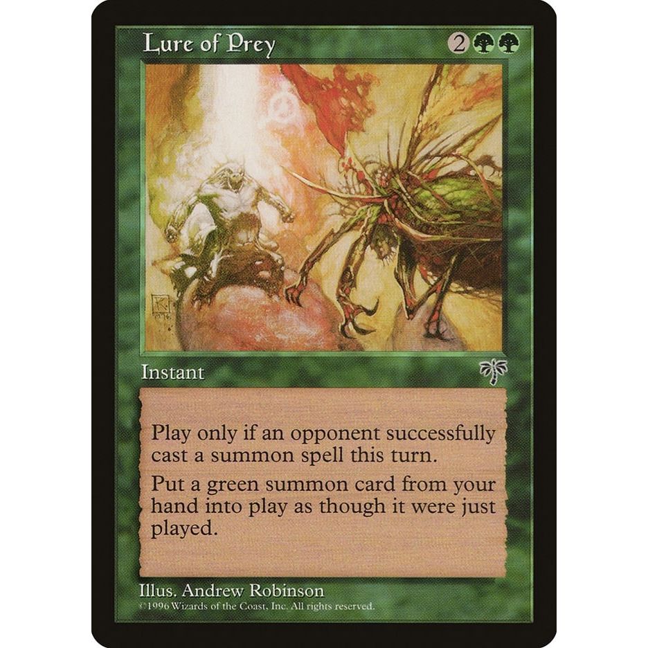 Image for Lure of Prey (MIR) - Magic: The Gathering