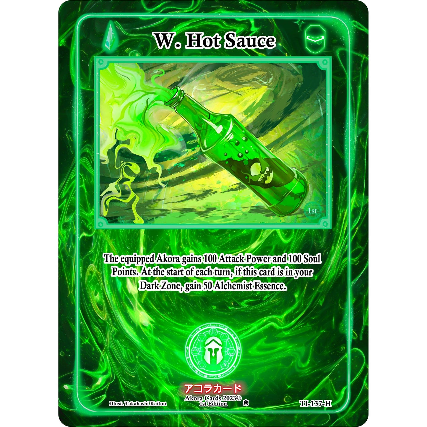 Image for W. Hot Sauce (Holo) (TI-137-H) (TI1E) - Akora TCG