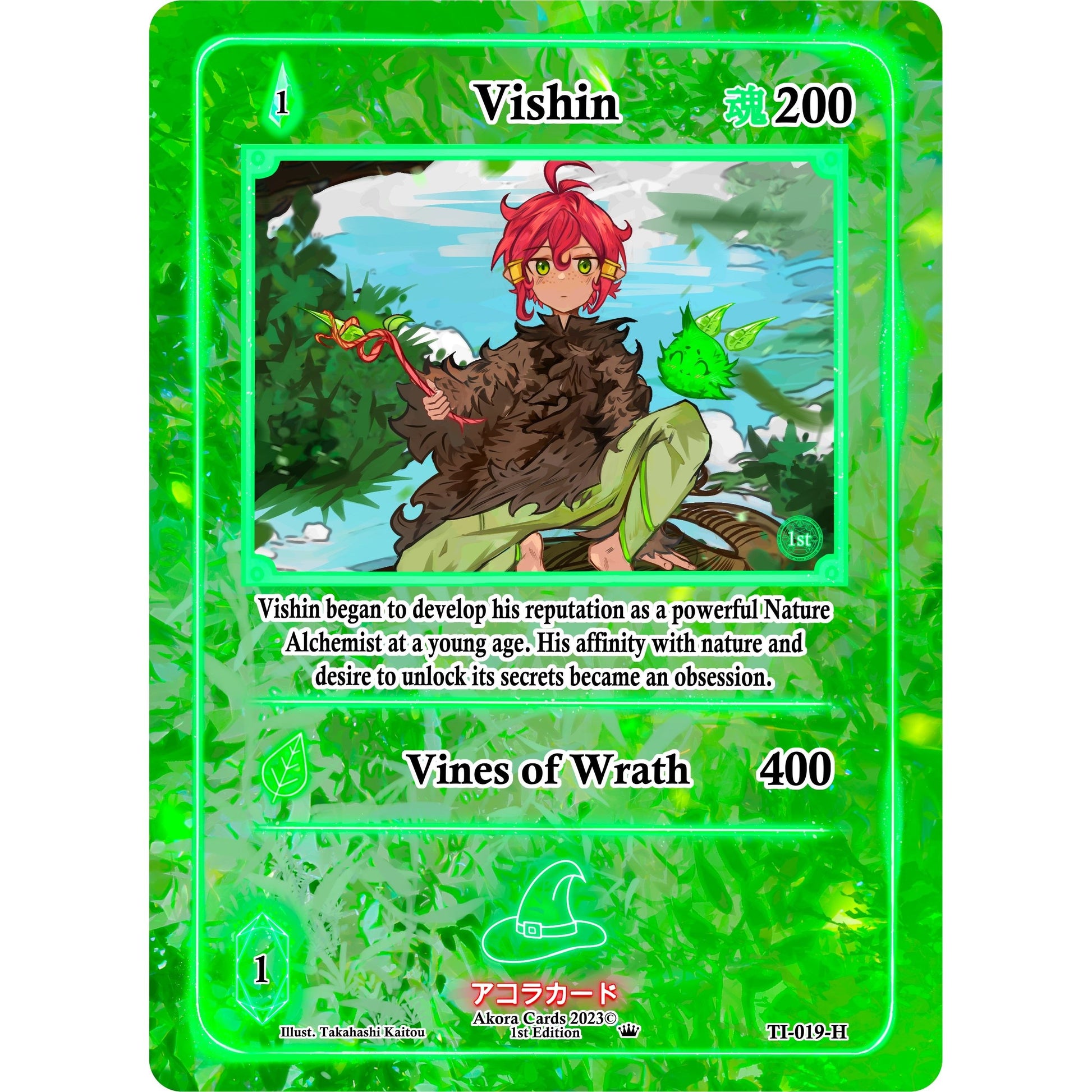 Image for Vishin (Holo) (TI-019-H) (TI1E) - Akora TCG