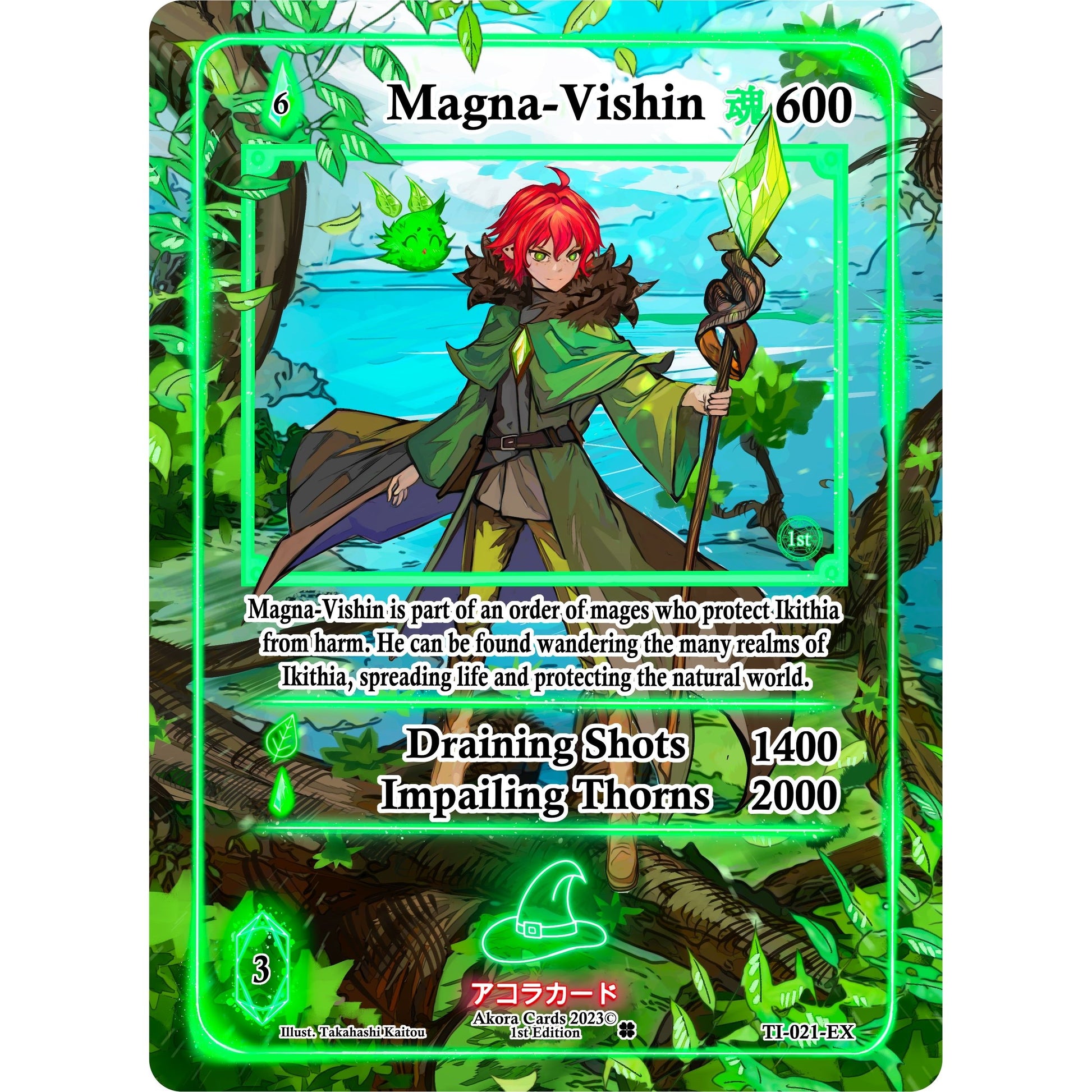 Image for Magna-Vishin (Extended Art) (TI-021-EX) (TI1E) - Akora TCG
