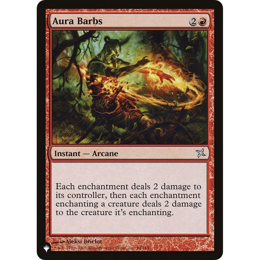 Image for Aura Barbs (94/165) (LIST) - Magic: The Gathering