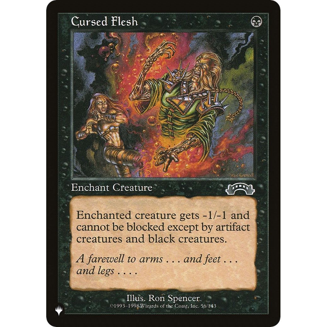 Image for Cursed Flesh (56/143) (LIST) - Magic: The Gathering