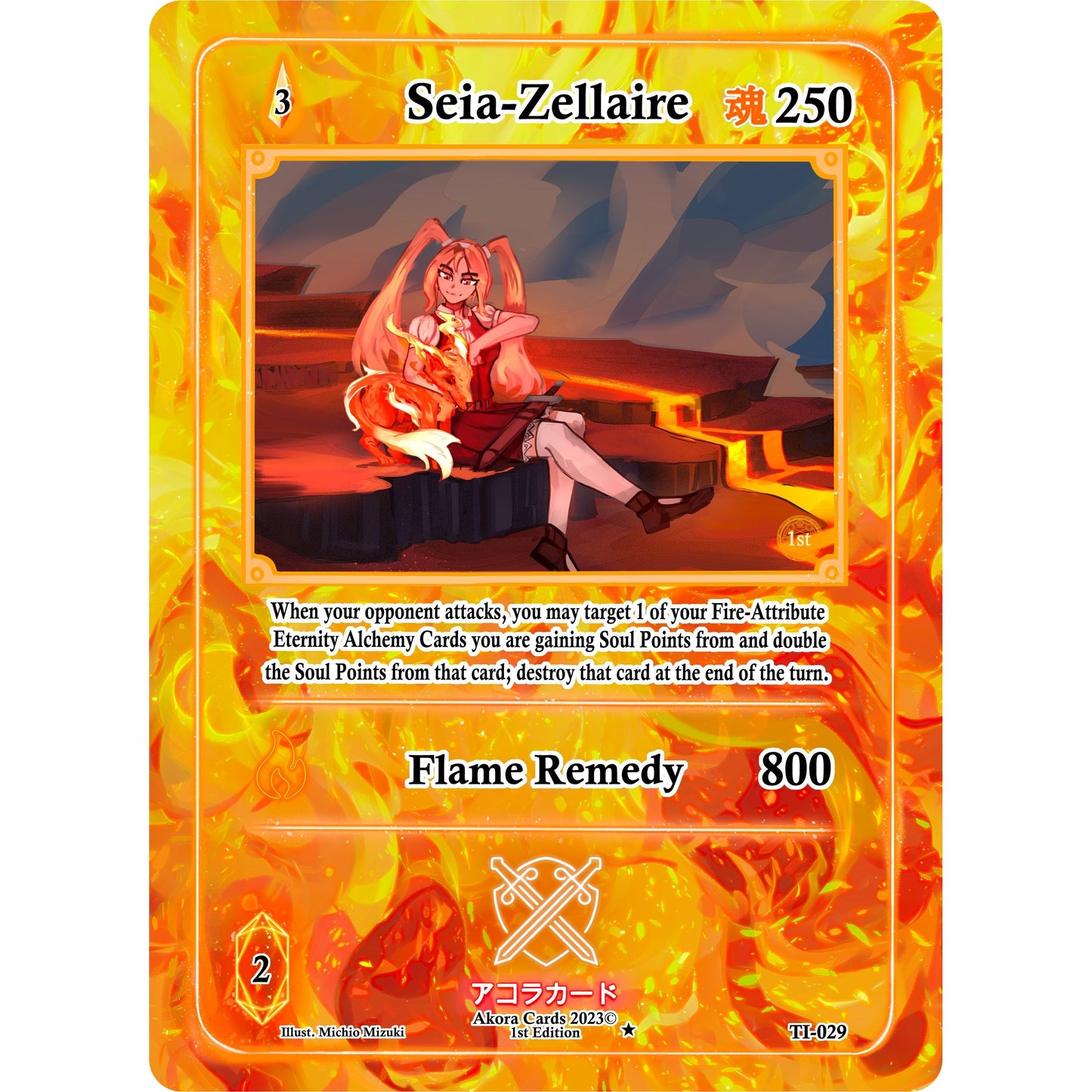 Image for Seia-Zellaire (TI-029) (TI1E) - Akora TCG