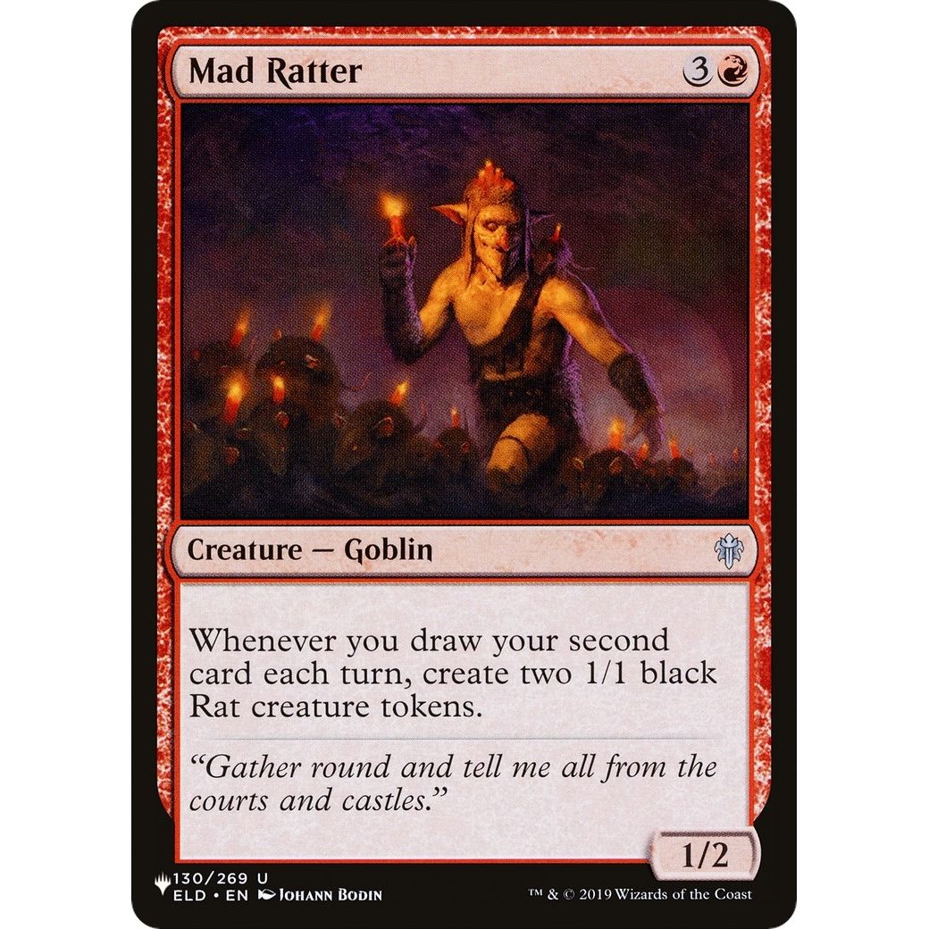 Image for Mad Ratter (130/269) (LIST) - Magic: The Gathering