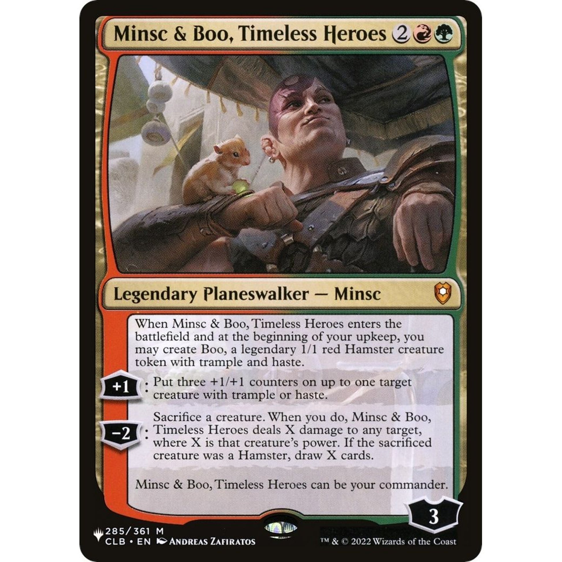 Image for Minsc & Boo, Timeless Heroes (285/361) (LIST) - Magic: The Gathering