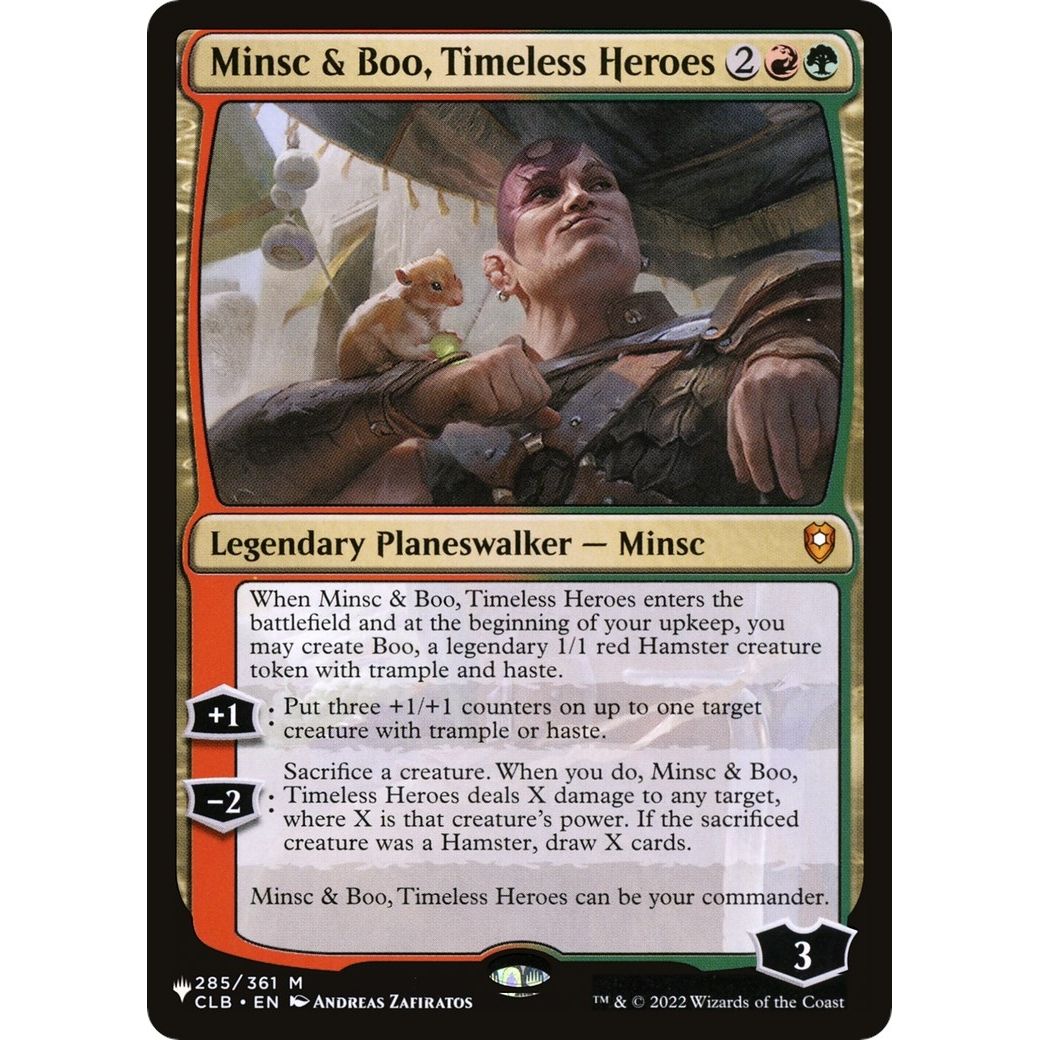 Image for Minsc & Boo, Timeless Heroes (285/361) (LIST) - Magic: The Gathering